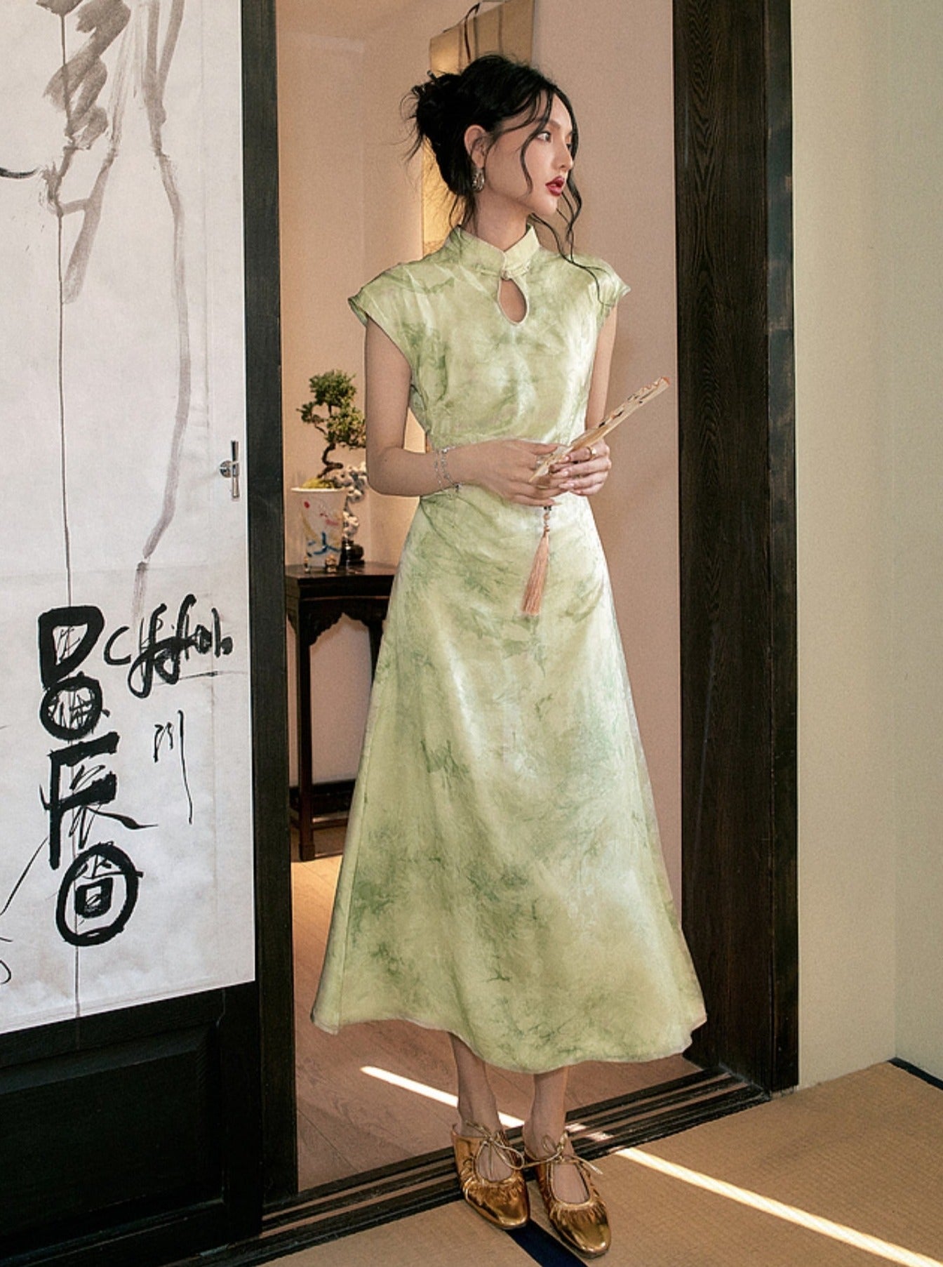 National Style Modern Cheongsam Dress
