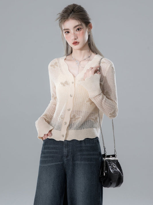 Butterfly Effect Mohair Cardigan