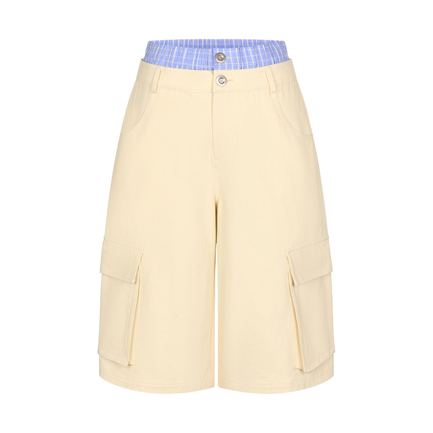 Mid Length Loose Wide Pants