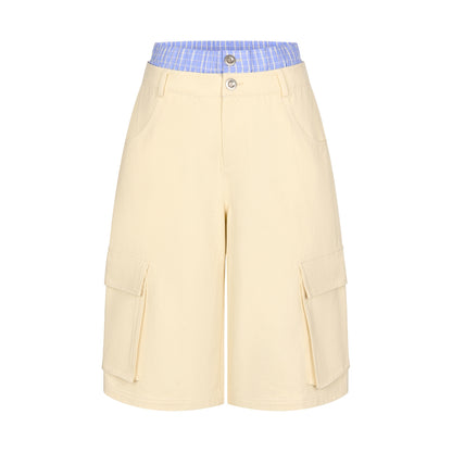 Mid Length Loose Wide Pants