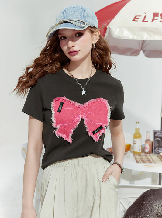 Tasche Schmetterling Crop Top