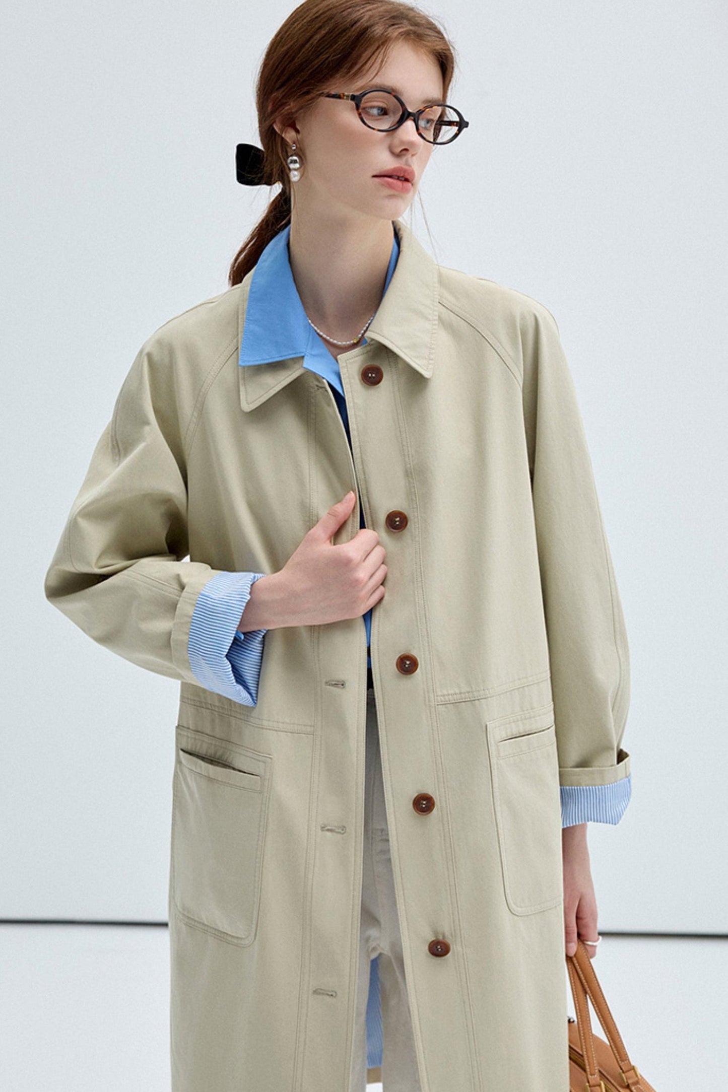 Classic British Silhouette Trench Coat