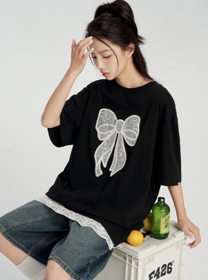 Lace Bow T-Shirt