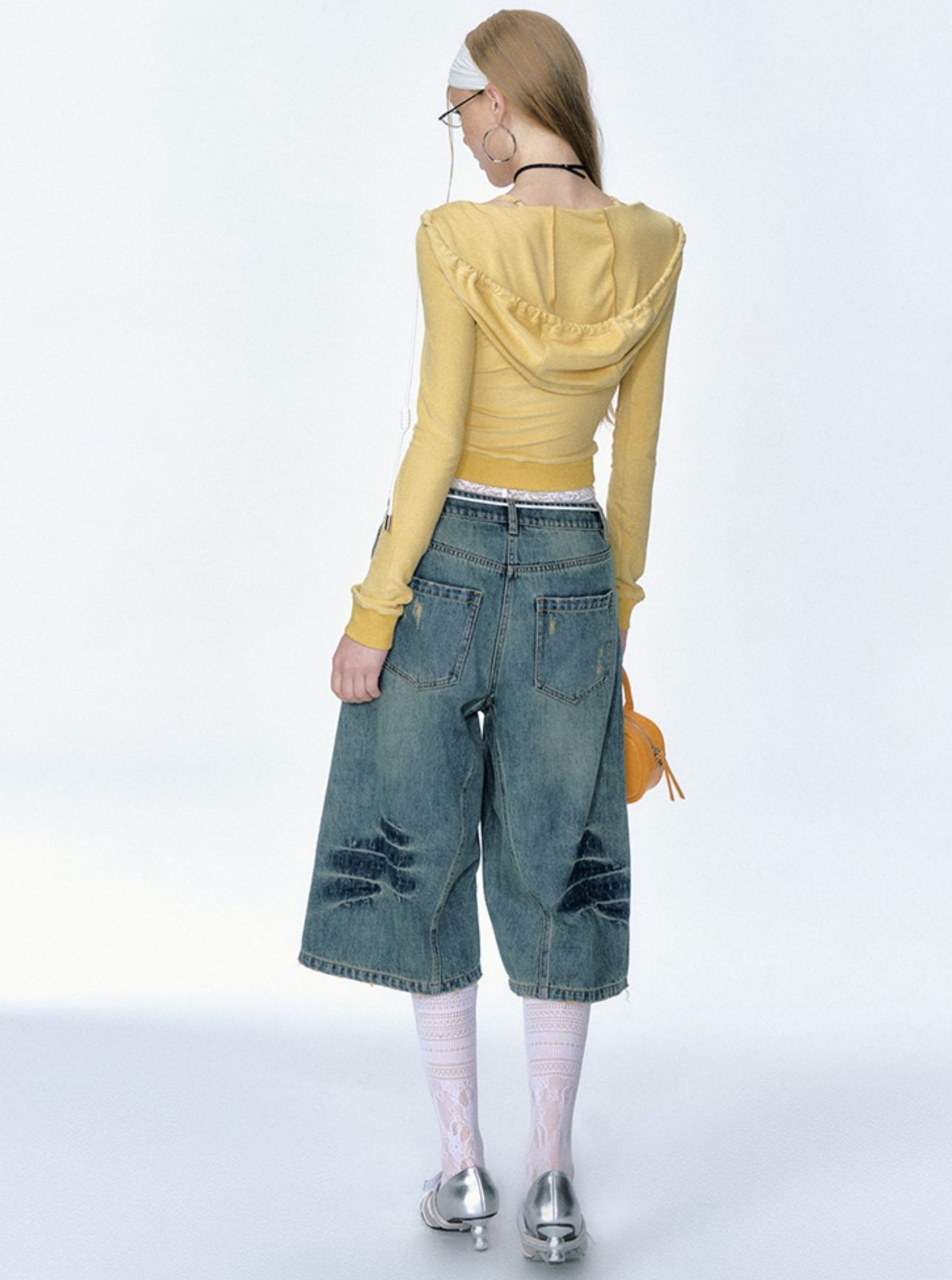 Loose Fit Retro Denim Pants