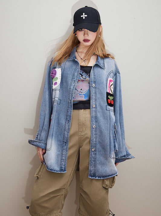 Fairy Pocket Crafted Denim Jacket