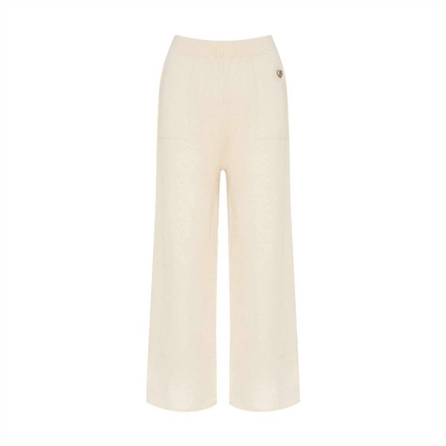 Rolled Sweater & Wide-Leg Pants Set-Up