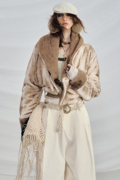 Twelve O'Clock Old Money Fur Jacket