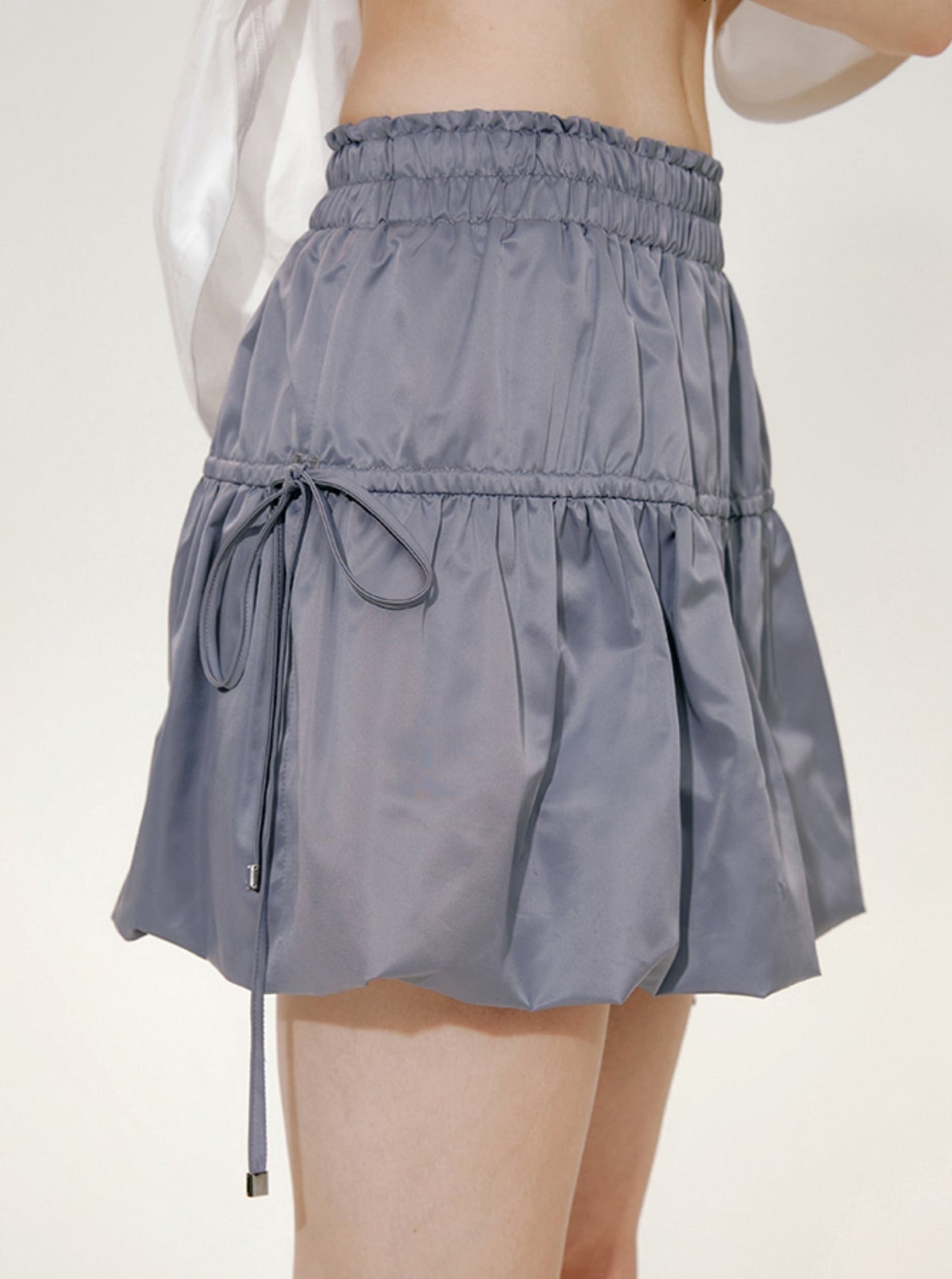 Female Sweet Elastic Waist Bud Skirt