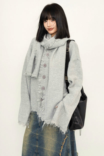 Tassel Loose Knit Sweater