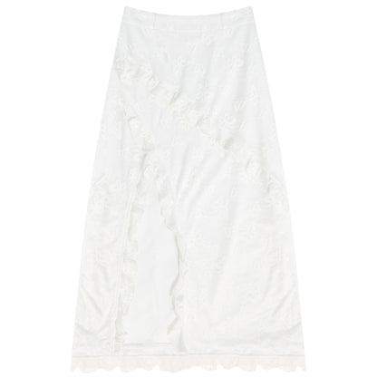 Summer Lace Midi Skirt