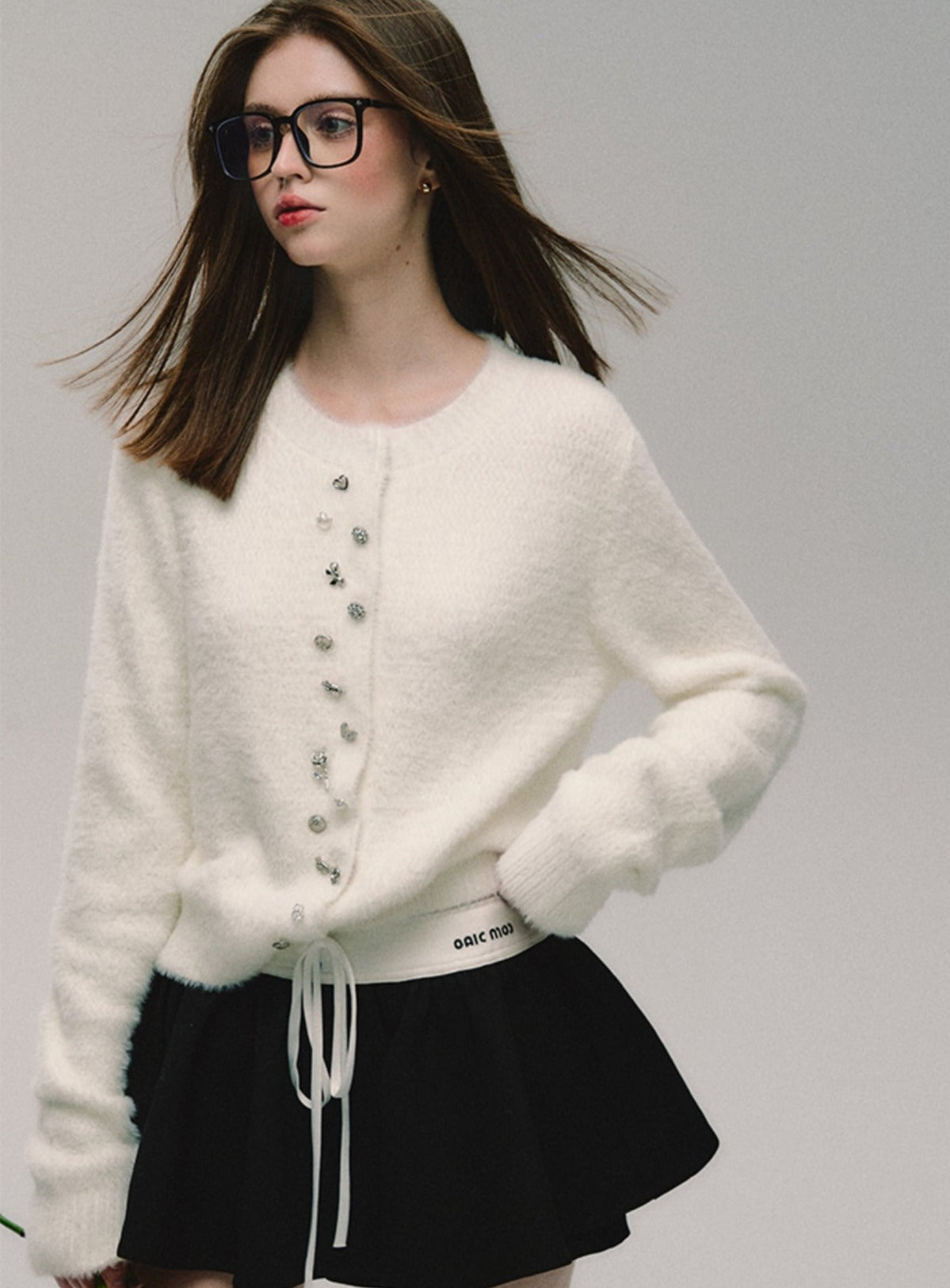 Wool knit sweater