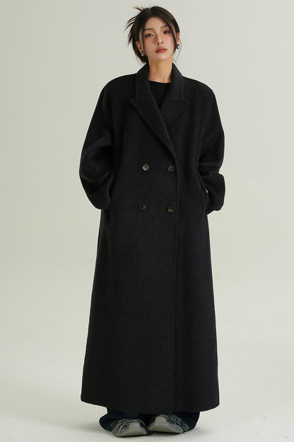 Double-Sided Wool Suit Coat