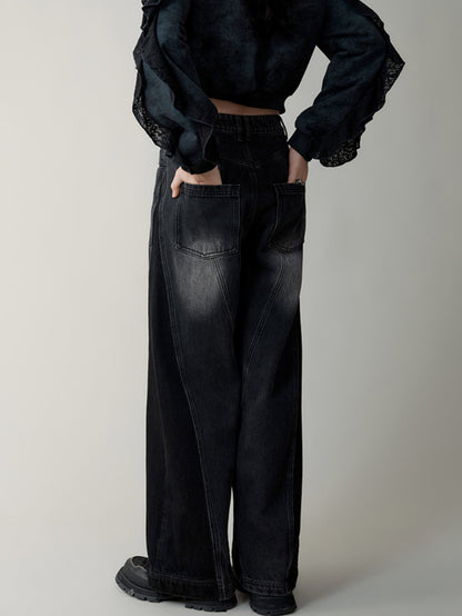 LOOSE DRAPE MOP JEANS