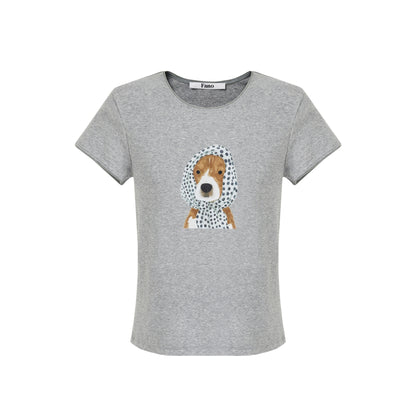 Polka Dot Puppy Tee