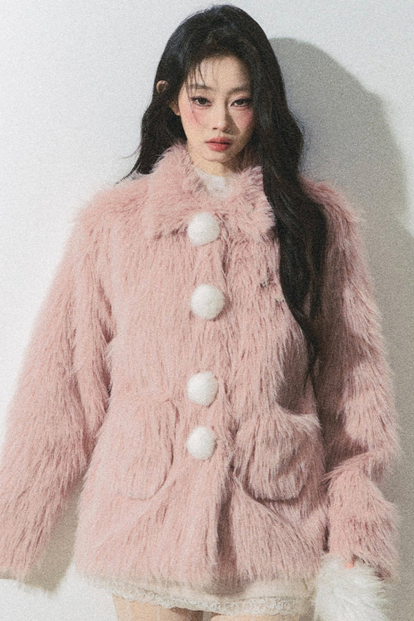 한국 루즈 핏 라펠 코트 