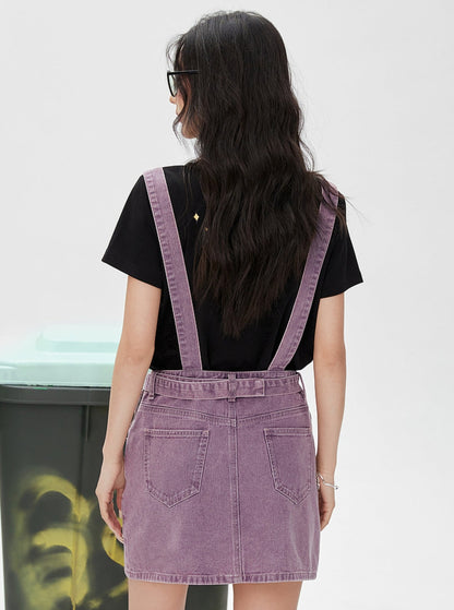 Pocketed Denim Skirt