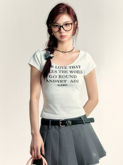 Trendy Slim Monogram T-Shirt