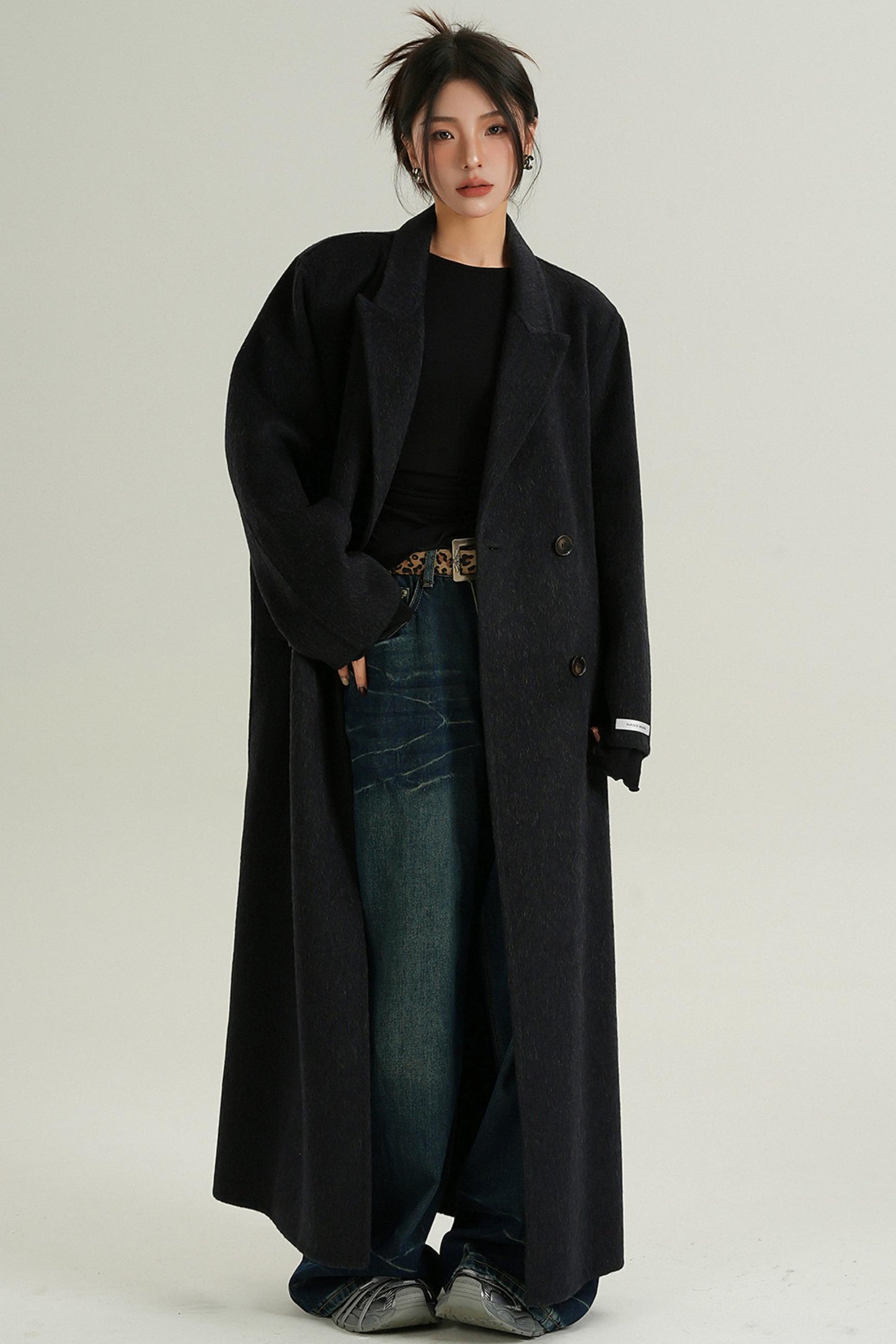 Double-Sided Wool Suit Coat