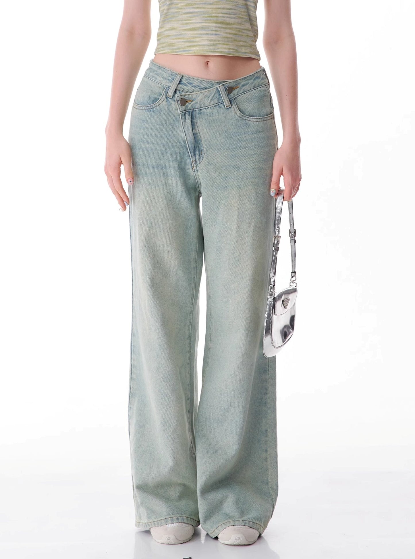 Slim Straight Leg Jeans Pants