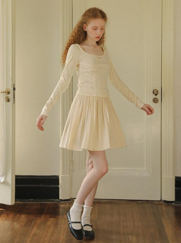 Hollow Knit Cardigan Set-Up