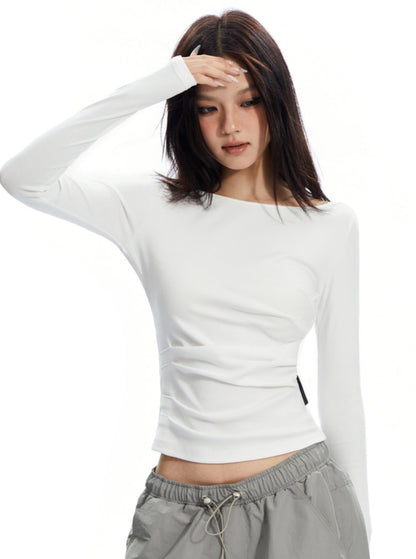 Straight Neckline Premium Top