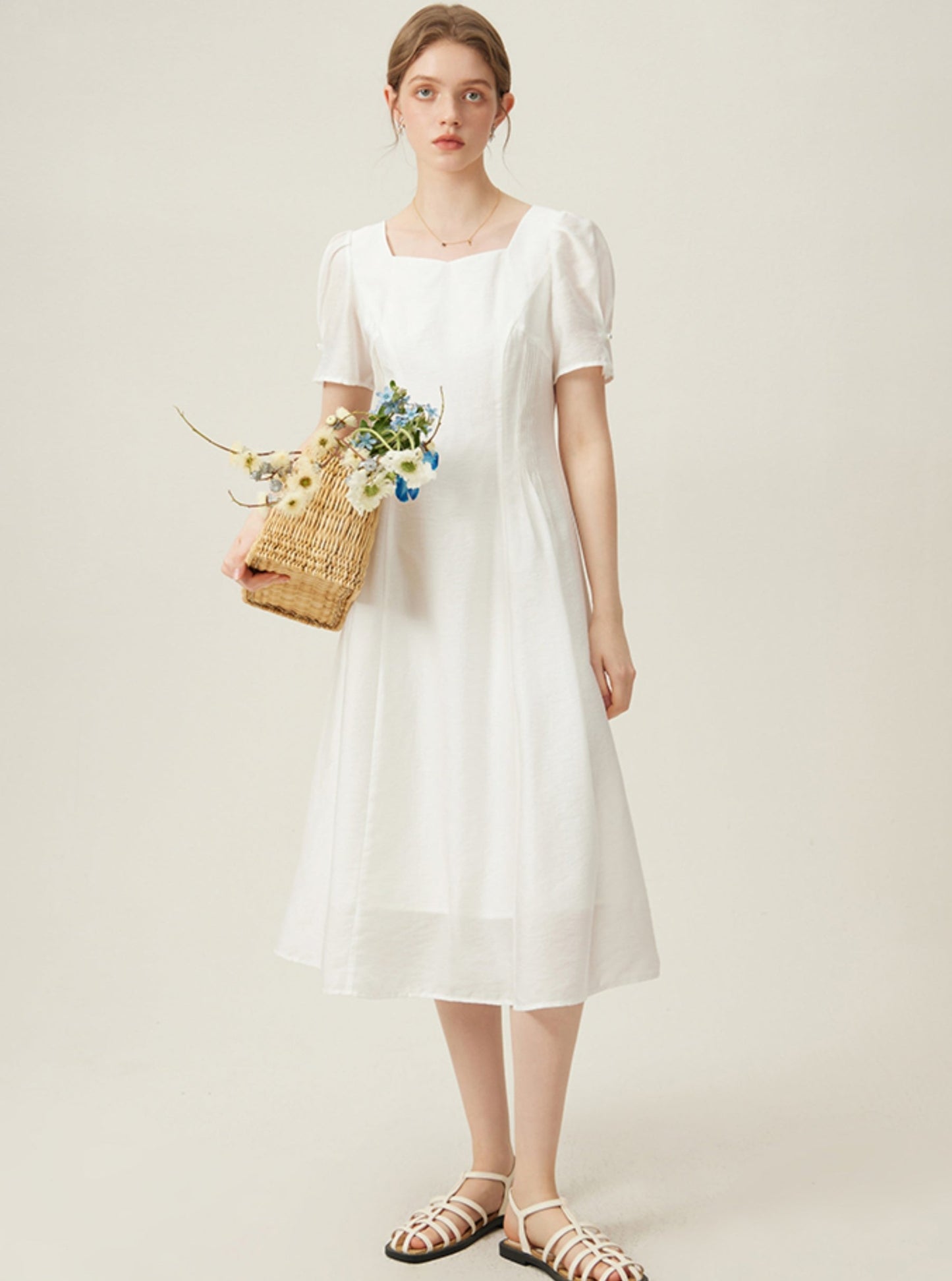 Moonlight Certificate White Summer Dress