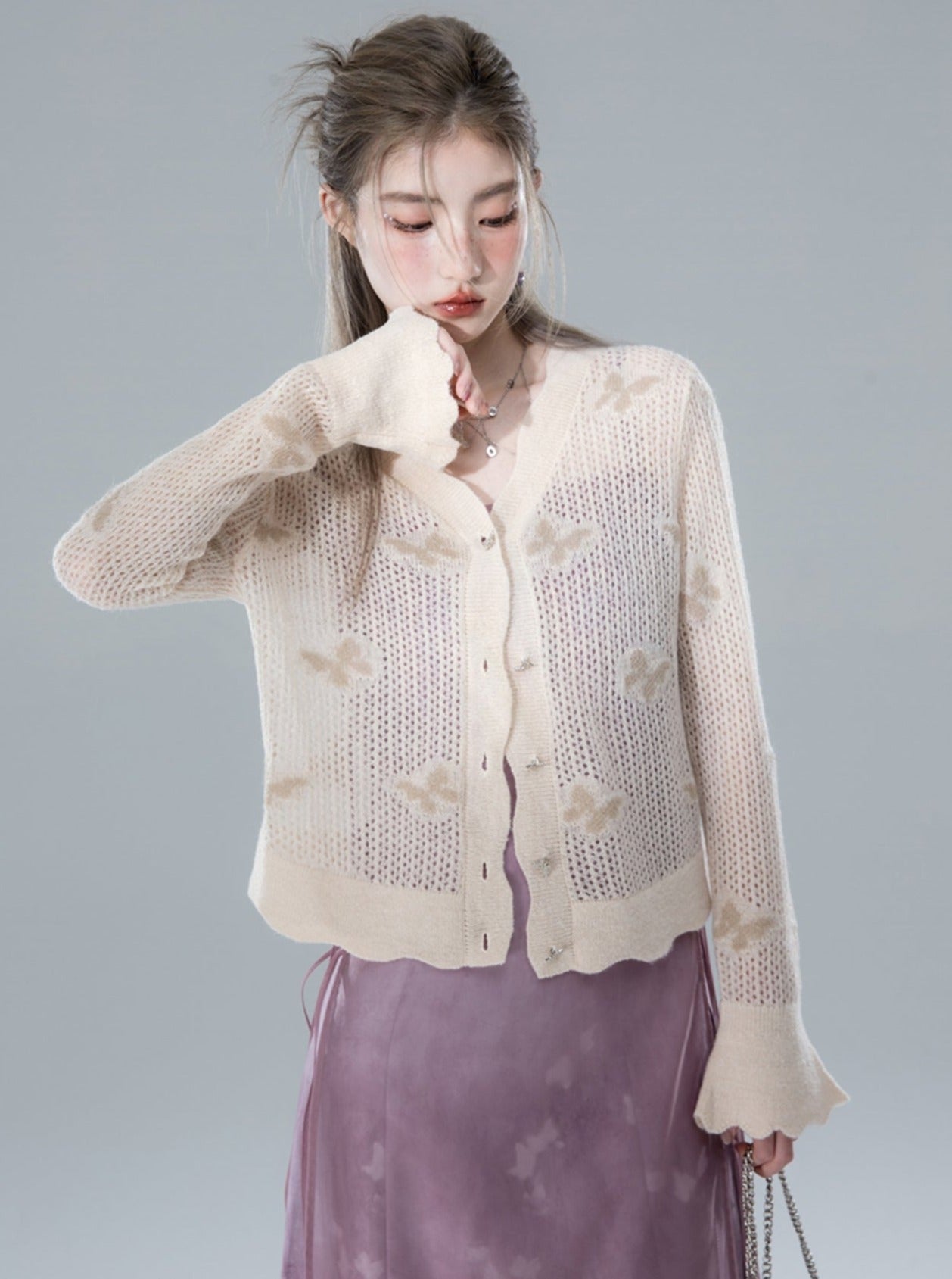 Butterfly Effect Mohair Cardigan