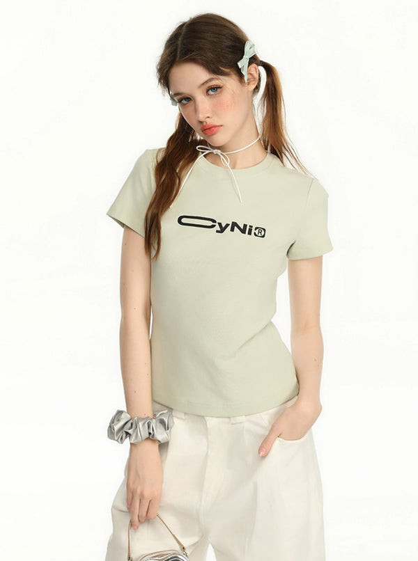 Versatile Short Sleeve Crop Top