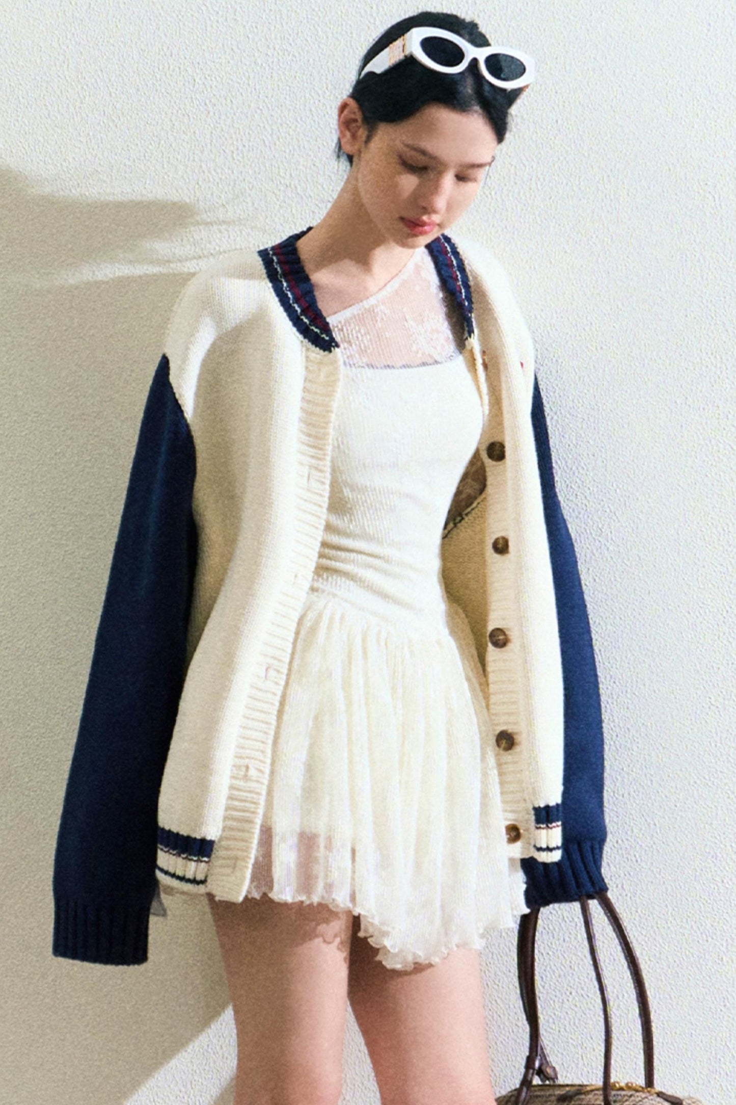 Logo Label Baseball Loose Jacket