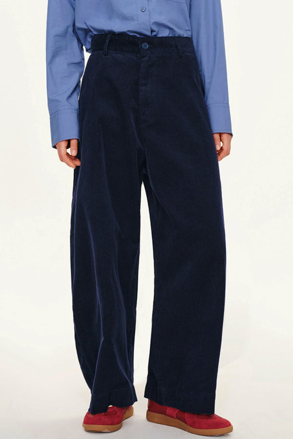 Corduroy Wide-Leg Vintage Slacks