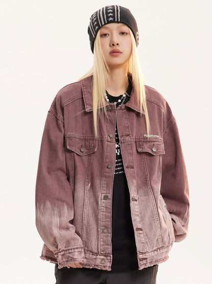 Gradient Denim Jacket for Teens Jacket