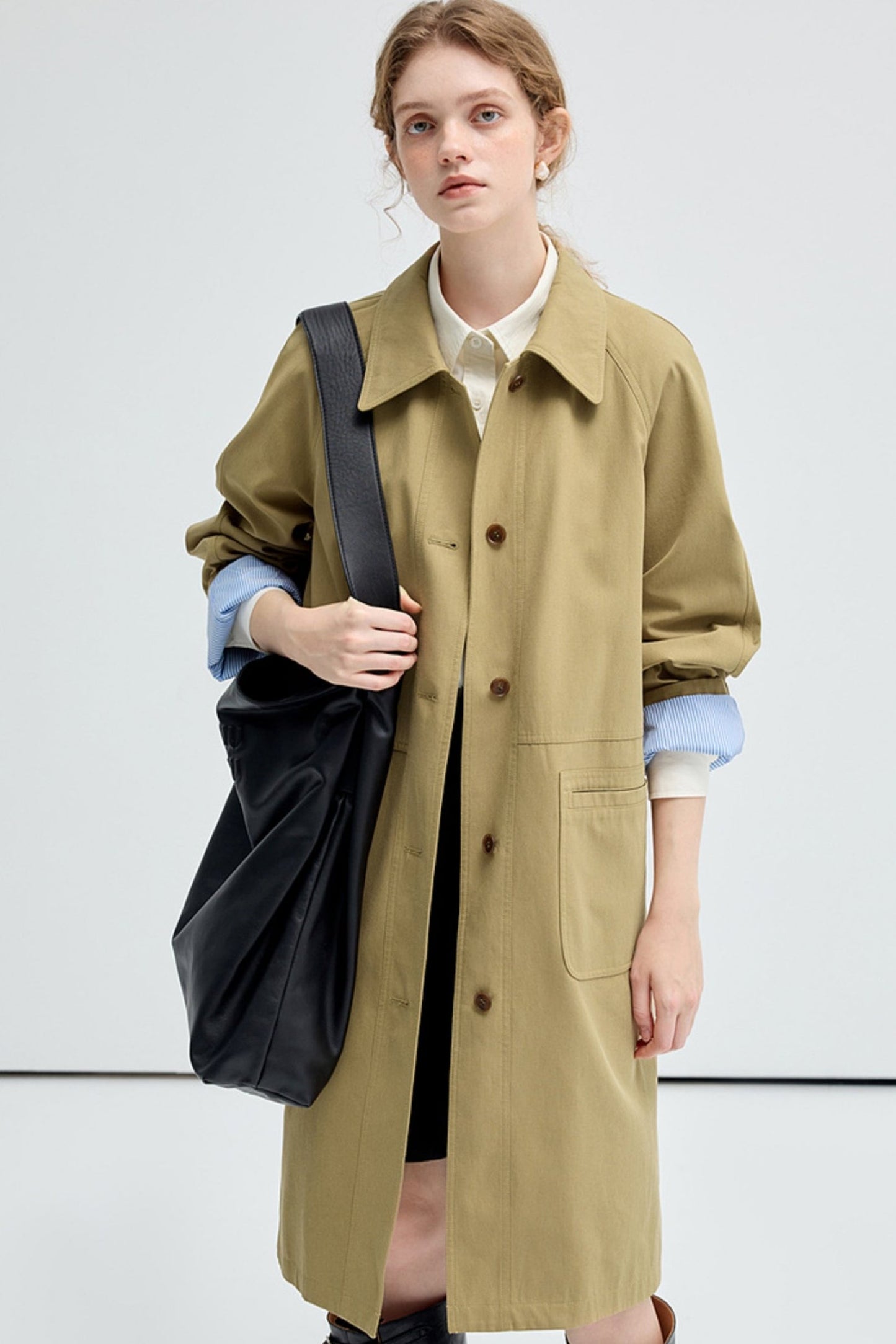 Classic British Silhouette Trench Coat