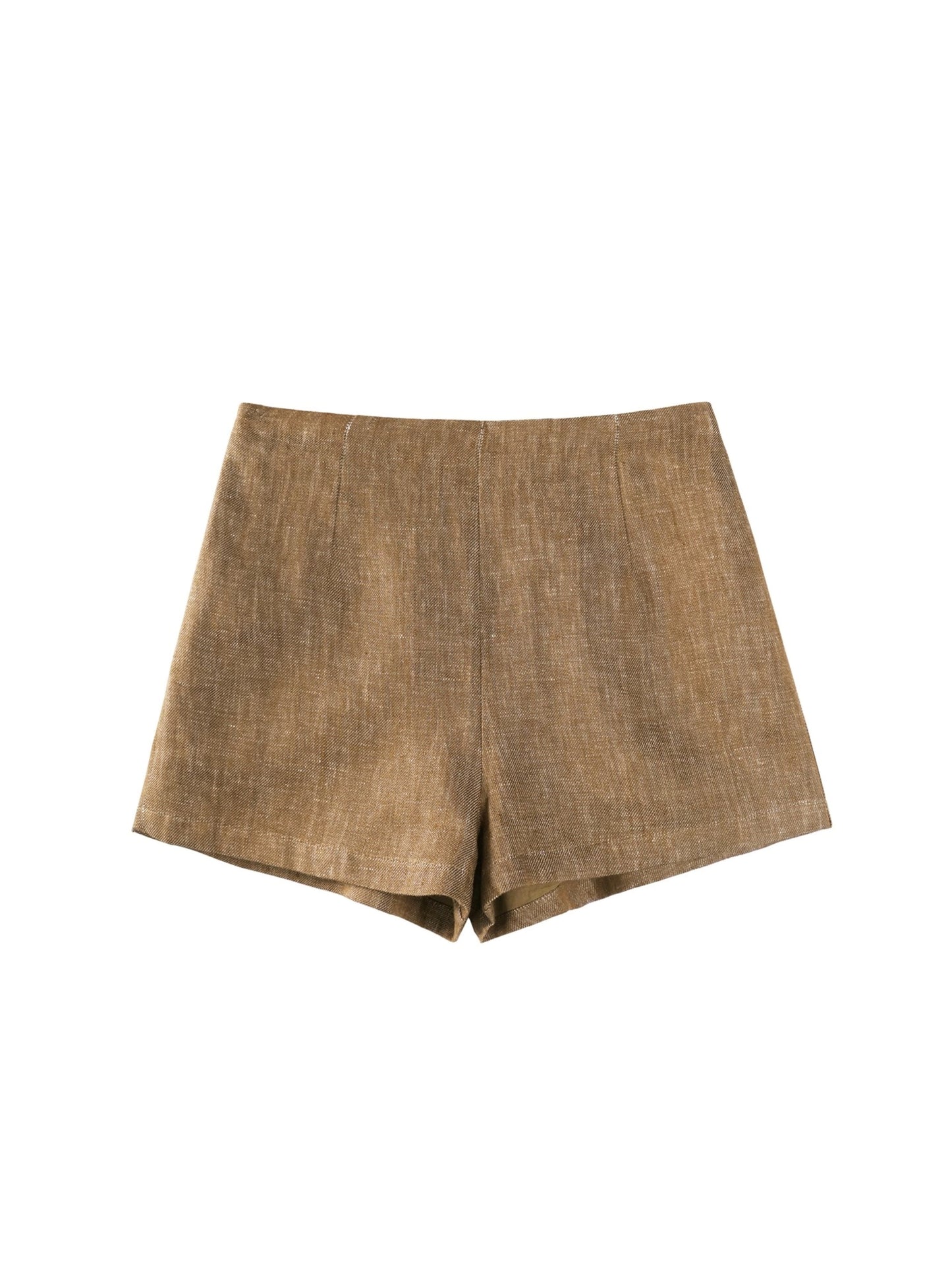 Vintage Luxe Linen Halter & Wide Leg Shorts Set-Up