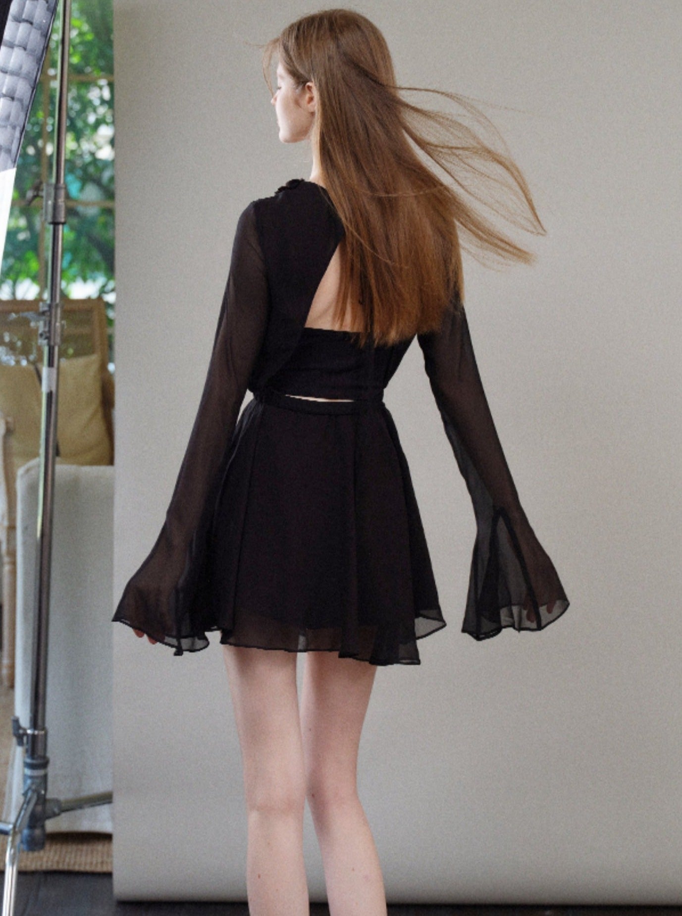 French Chiffon Dress