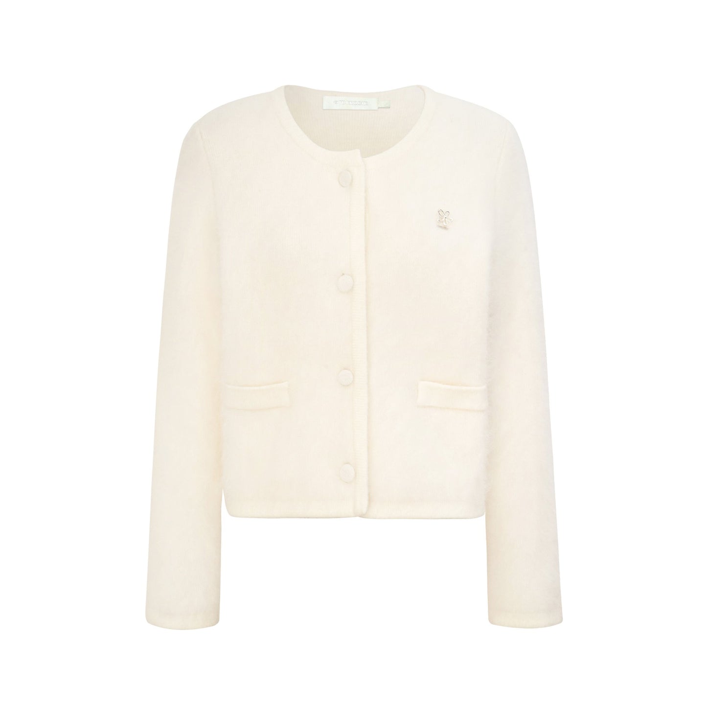 Rabbit Wool Blend Cardigan