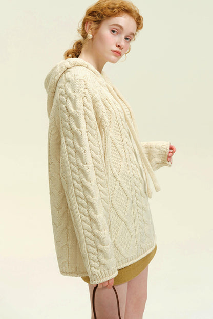 Thickened Spring Knit Sweatshirt