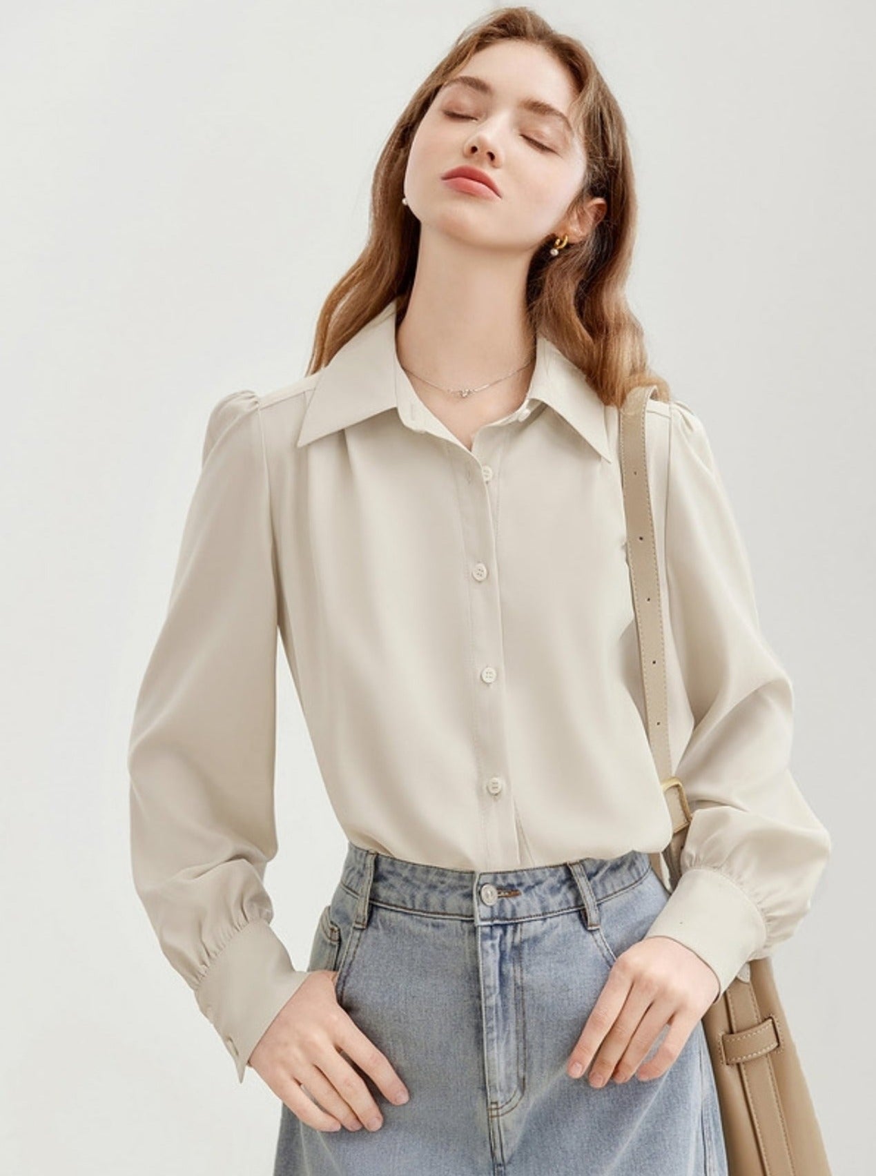 French Temperament Long Sleeve Shirt