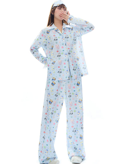 Sleepy Bear Puppy Pajamas Set-Up