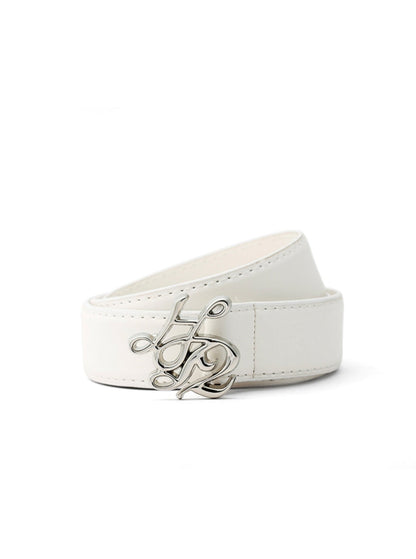 PU leather versatile metal buckle belt