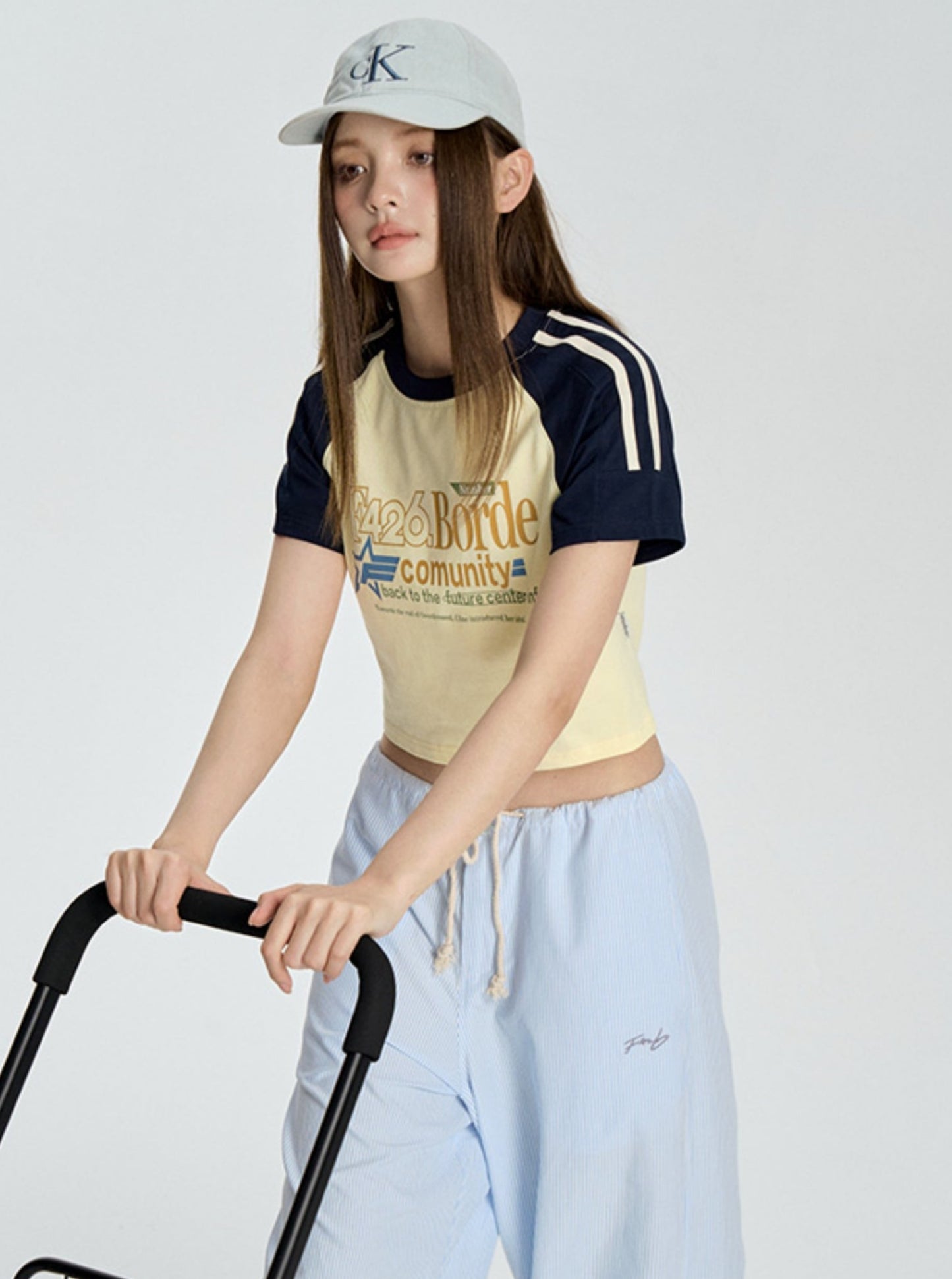 Star Letter Contrast T-Shirt