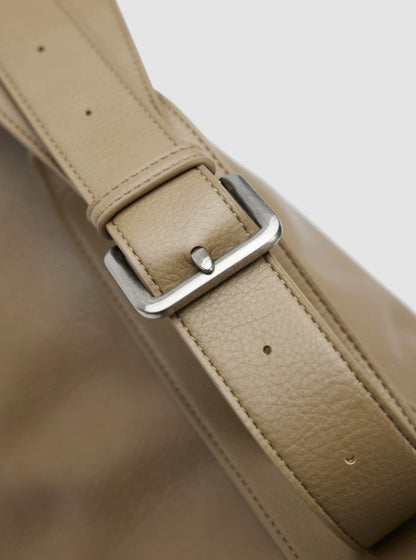 Large Capacity Leather Crossbody Bag