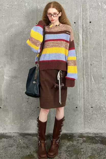 Cozy Striped Winter Sweater