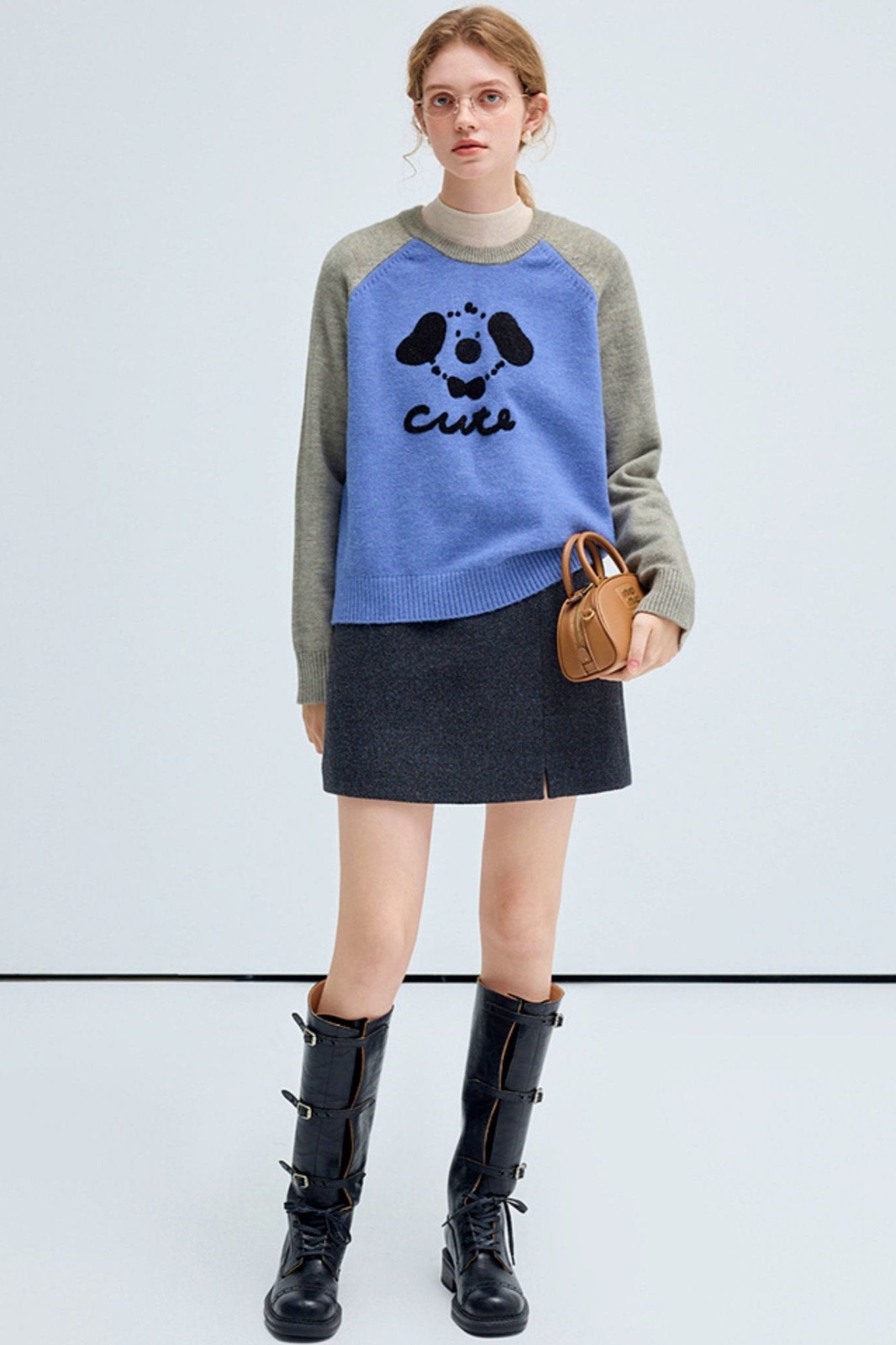 Claire College Puppy Sweater