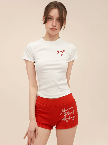 Vintage T-shirt And Shorts Pants With Skirt Set-Up