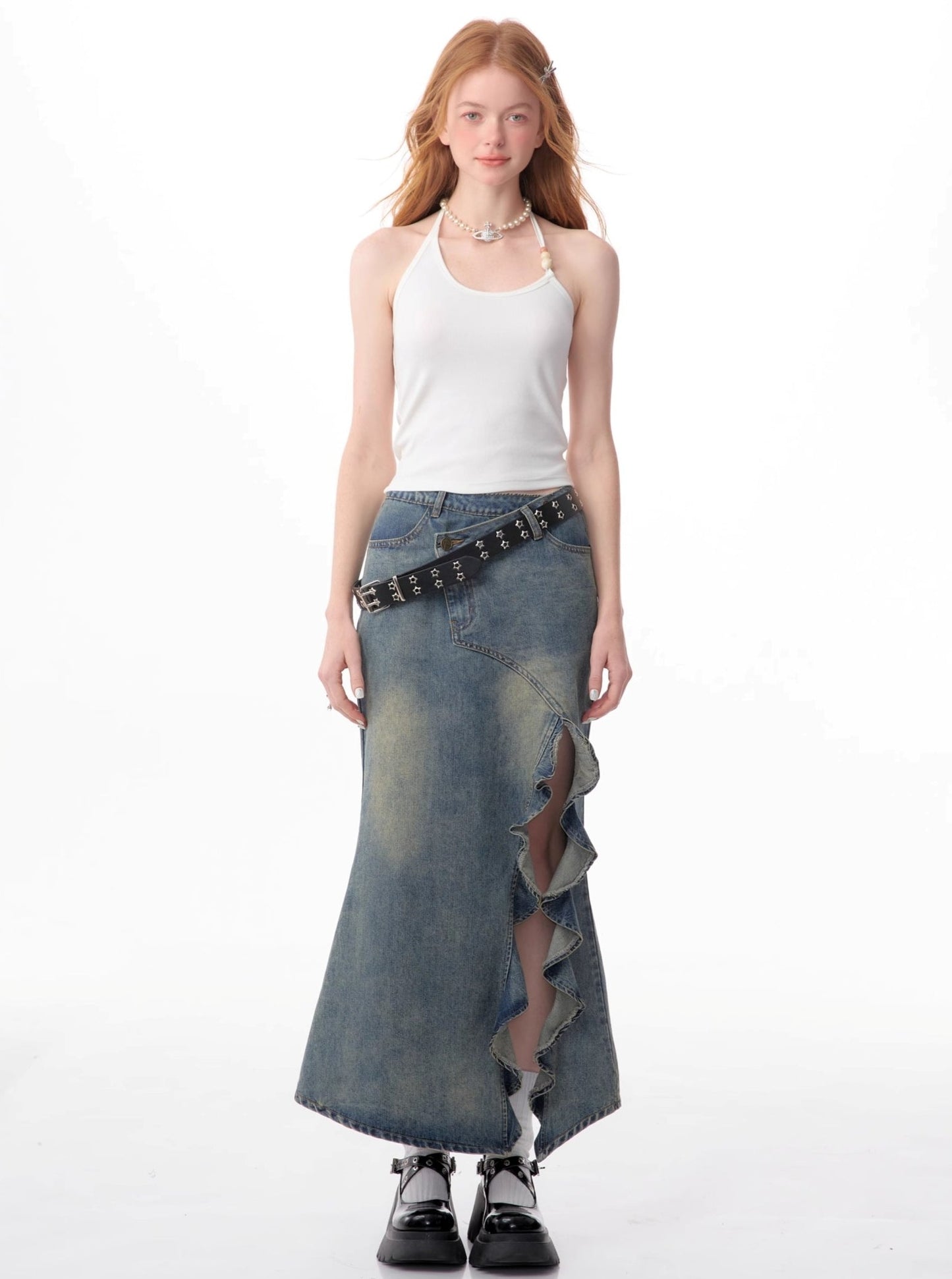 Retro Fishtail Skirt