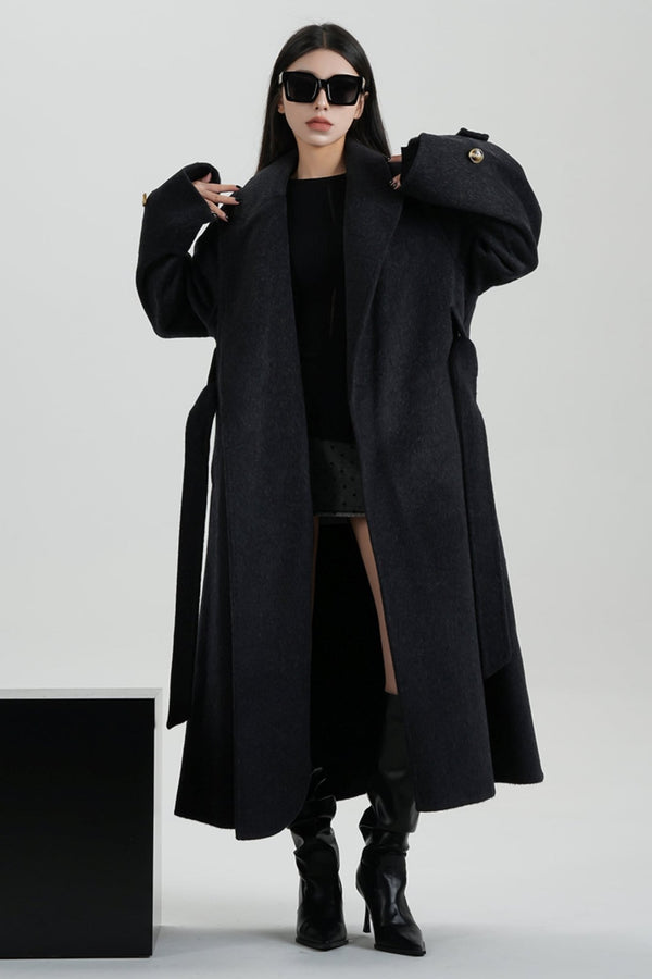 Temperament Wolle Tweed Jacke 