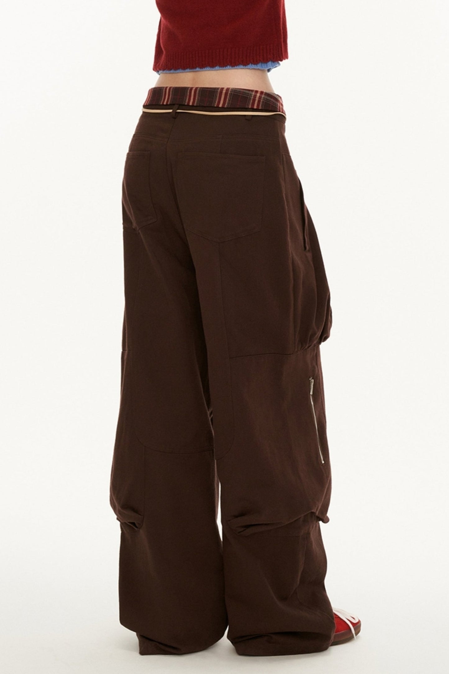 Luxury Loose Straight-Leg Trousers