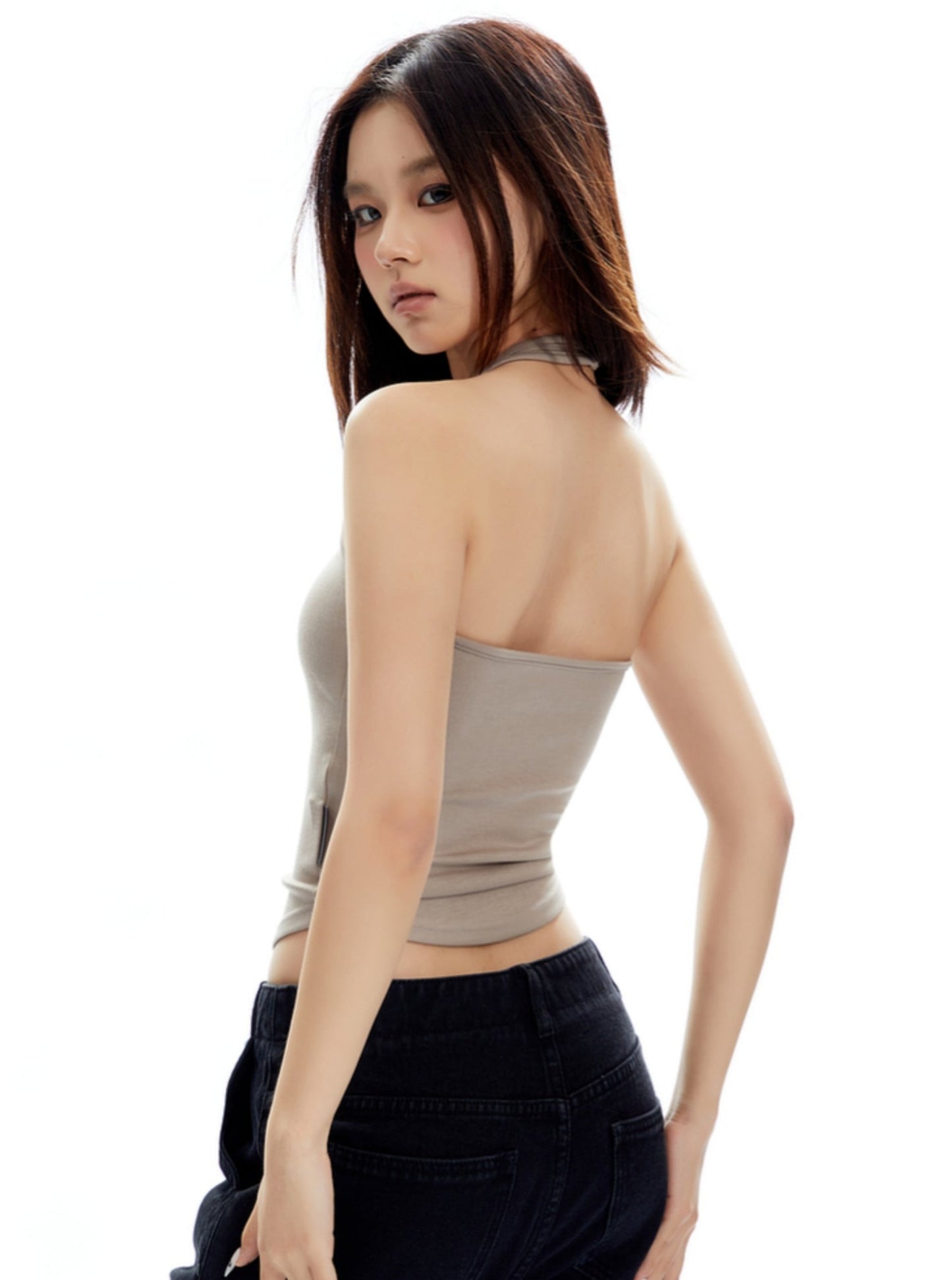 Halterneck Camisole Vest Top