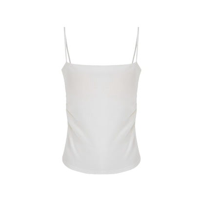 Pleated Cotton Camisole