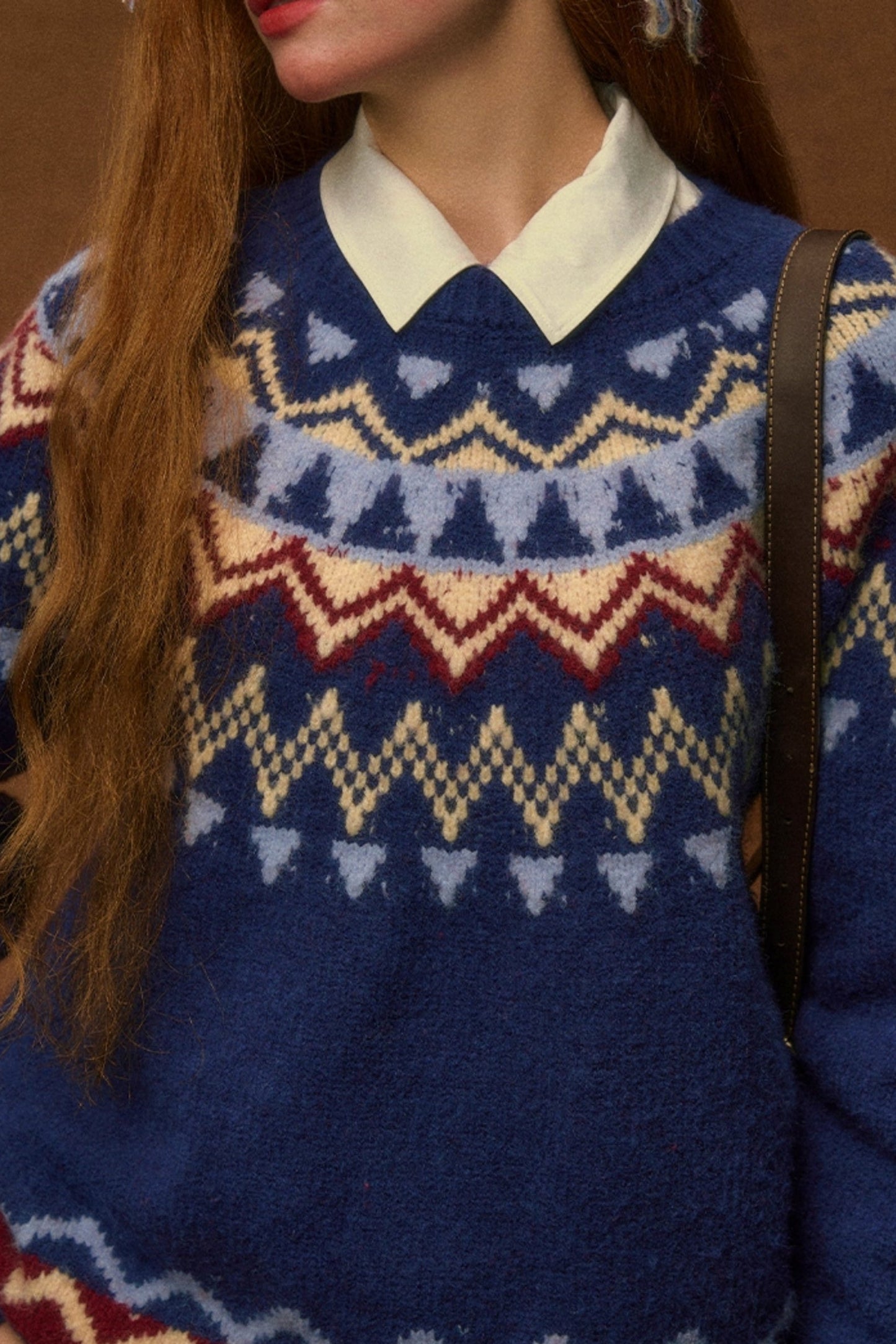 Loose Nordic Fair Isle Sweater